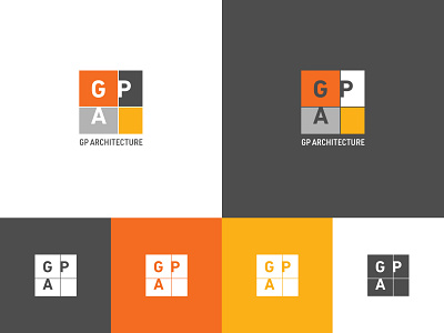 GP architecture monogram multicolor plan