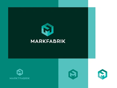 markfabrik cube mf monogram turquoise