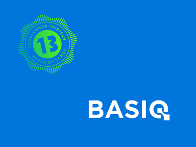 Basiq.io blue brand manual fintech logolounge logotype rebranding
