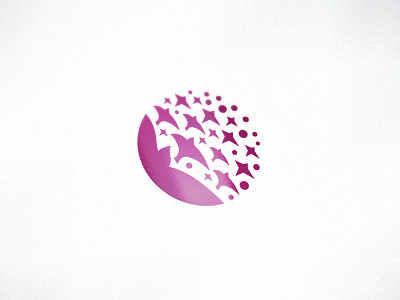 Starlings global icon logo murmuration purple starlings