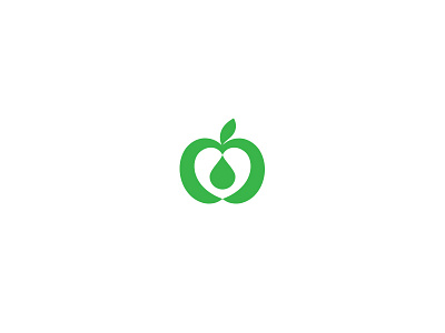 Hidden Hunger Global apple drop food global green health heart icon logo water