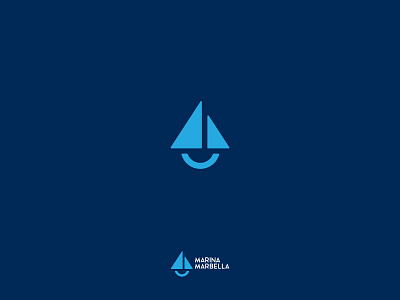 Marina Marbella #2 blue sail smile