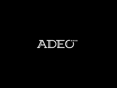 Adeo v2 lettering logotype photography