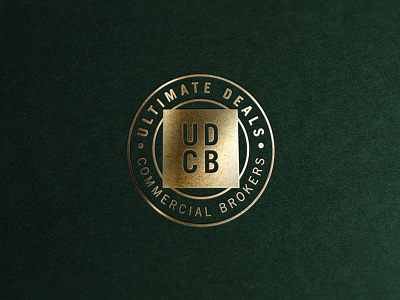 Ultimate Deals Commercial Brokers #3 gold hunter green monogram