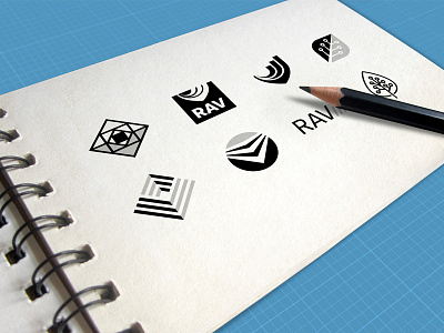 RAV - Vojvodina Development Agency concepts icon logo sketches