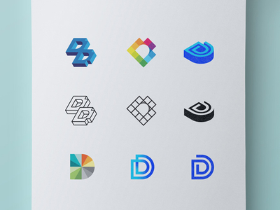Digital Day Concepts acronym icon letter monogram