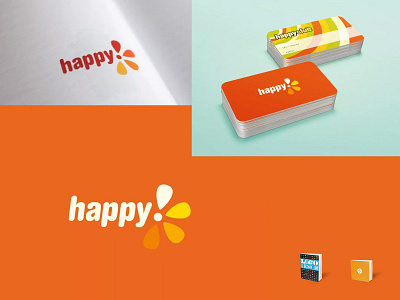 HappyTV exclamation mark flower orange