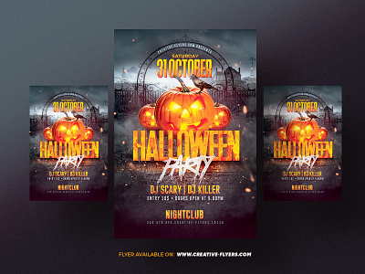 Halloween Flyer Template (Print)