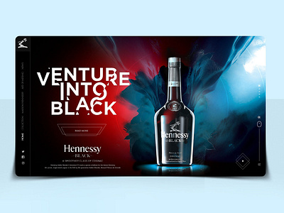 Hennessy website UI/UX