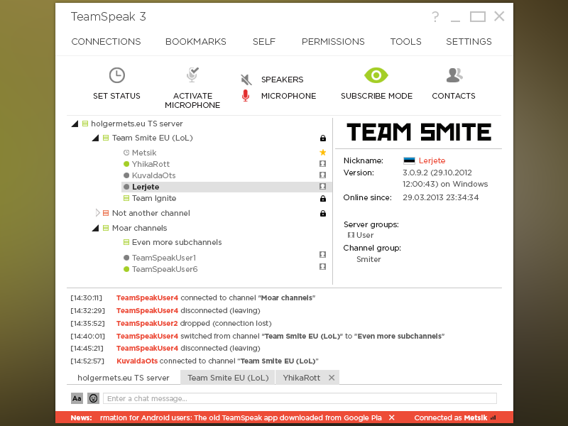 teamspeak themes