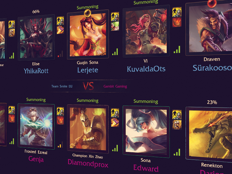 League of Legends loading screen by Holger Mets on Dribbble