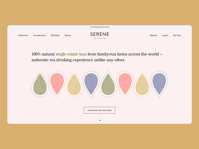 Serene tea collection