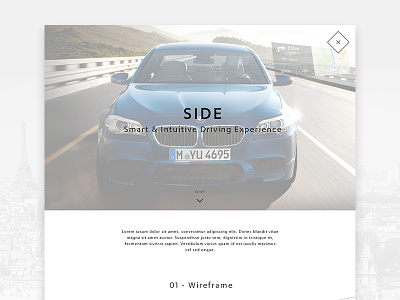 Portfolio - Project Page ajax car css cv html interface portfolio resume ui ux web webdesign