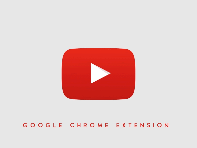Google Chrome Extension for Youtube adapt animation chrome extension gif google icon logo play player store youtube
