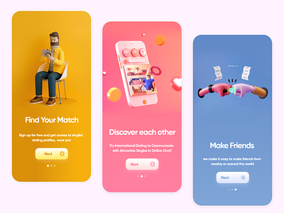 Couplio dating app freebie justforfun mobile uxdesign