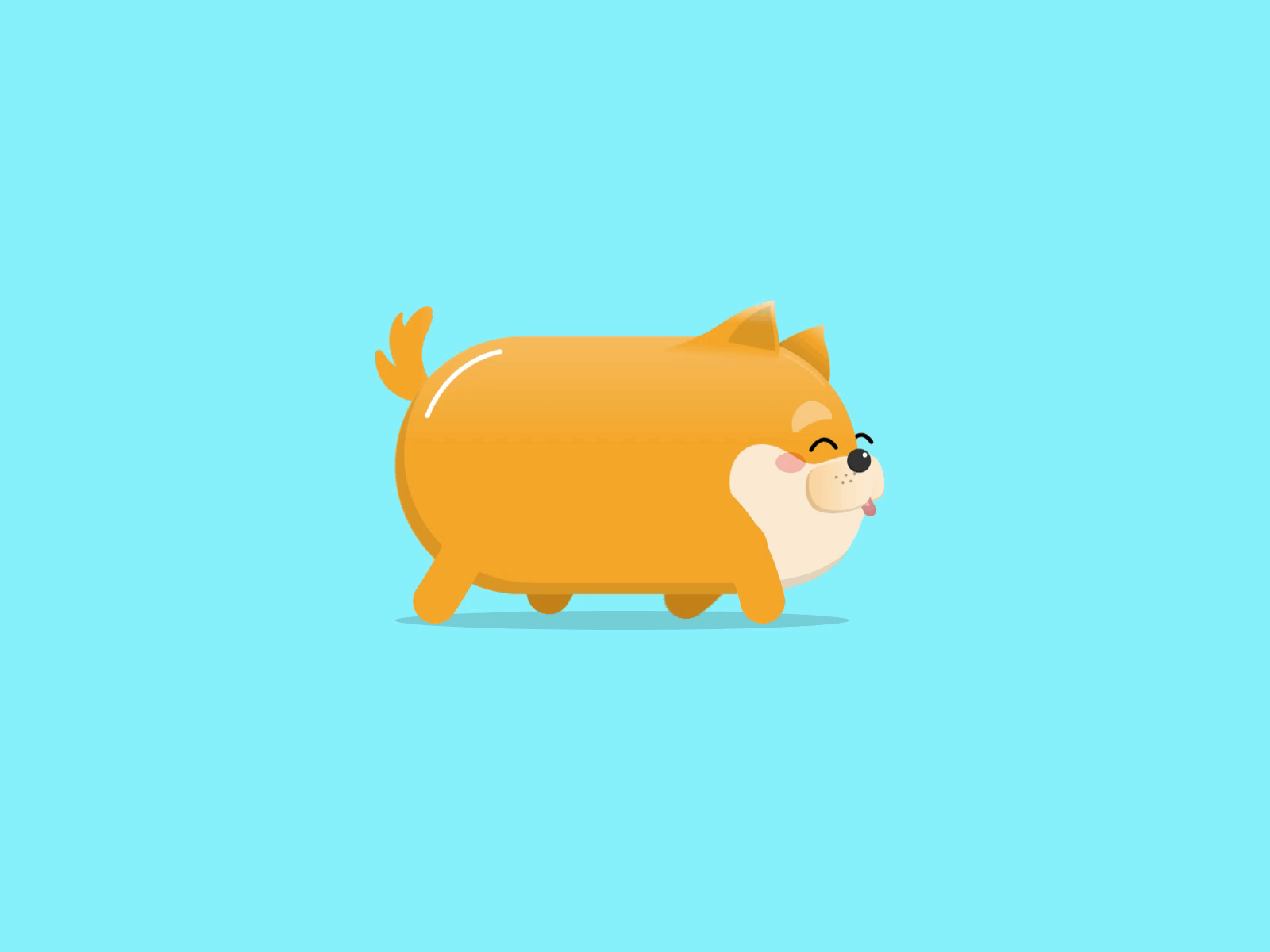 Adorable Walking Pet Animation by Arbi on Dribbble