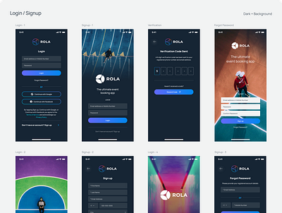 Login / Signup UI/UX Design design figma ux website