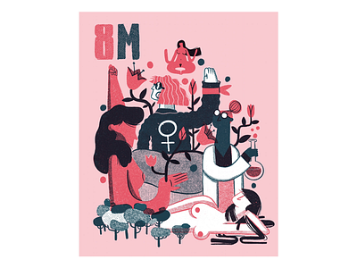 8m editorial editorial illustration illustration omán poster womansday