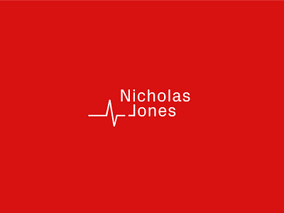 Nicholas Jones logo logo medical red