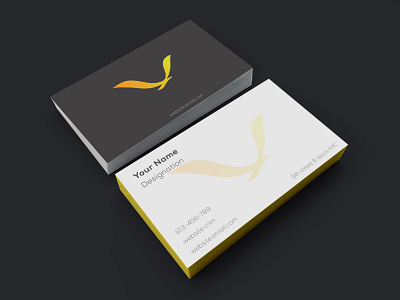 Premium flights business card branding business card business card design business logo flatdesign minimal minimalist