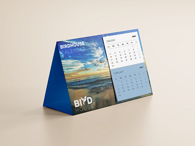 Birdhouse Calendar branding business logo calendar calendar design flatdesign minimalist