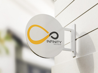 Infinity Signage branding business card business logo creative design flatdesign logo minimalist signage signage design