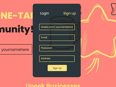 Sign Up ux