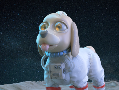Dog: Fifi 3d 3d artist 3dcharacter branding character design dog marcas personajes render sculpting toon zbrush