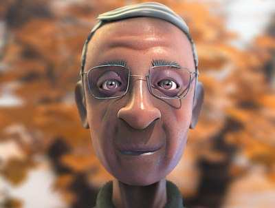 Rendertrato 3d Grandpa 3d 3d artist character design illustration keyshot modelling render rendered sculpting