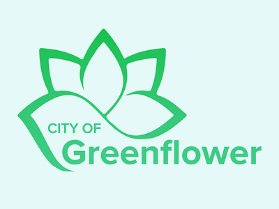 Daily Logo Challenge: Day 22 branding city dailylogo dailylogochallenge design graphic design greenflower identity logo