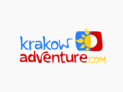krakowadventure.com logo logotype night sun