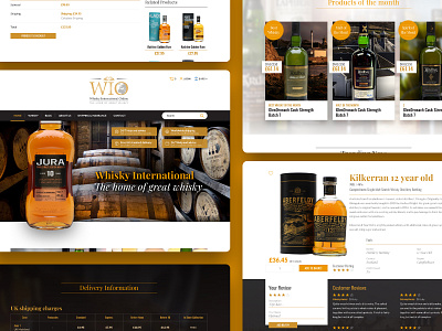 Whisky International Online - UX/UI