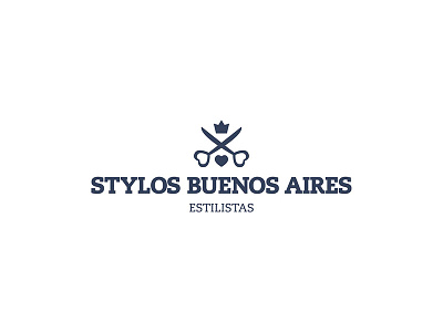 Stylos Buenos Aires brand design estilista hair iso logo logotype style stylist