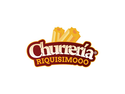 Churrería Riquisimooo brand churreria churro design iso logo logotype rico riquisimo