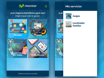 Movistar SVA App android app design ios mobile mockup product ui ux