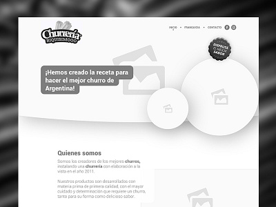 Churrería Riquisimooo Website - UX design developer graphic motion site ui ux web website