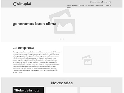 Climaplat - UX design developer graphic motion site ui ux web website