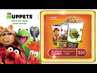 Village Cines - Los Muppets animation design graphic illustration motion