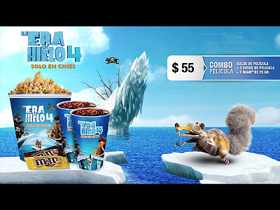 Village Cines - La Era de Hielo animation design graphic illustration motion