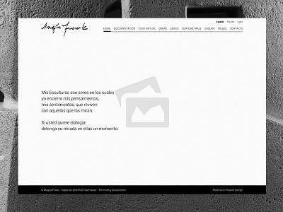 Magda Frank Website - UX app design experience interface mobile product responsive ui user ux web website