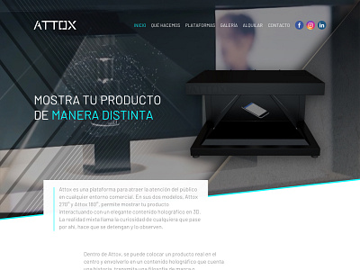 Attox - UX/UI design developer graphic motion responsive responsive design responsive web design responsive website responsive website design ui ui design uidesign ux ux ui ux design uxdesign uxui web website