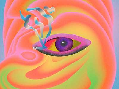 Smoke tears 👁 collage collage art eyes illustration surealism