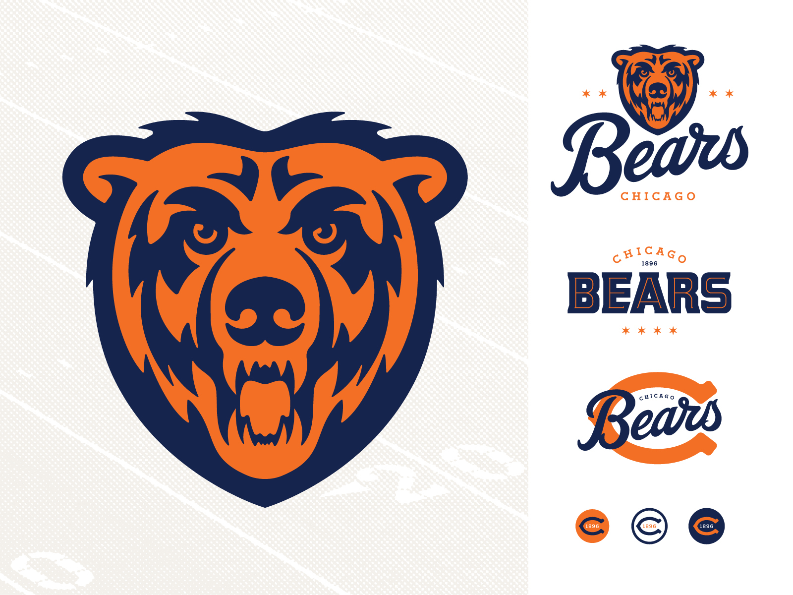 Bears Logo Redesign by Billy Baumann for Delicious Design League on