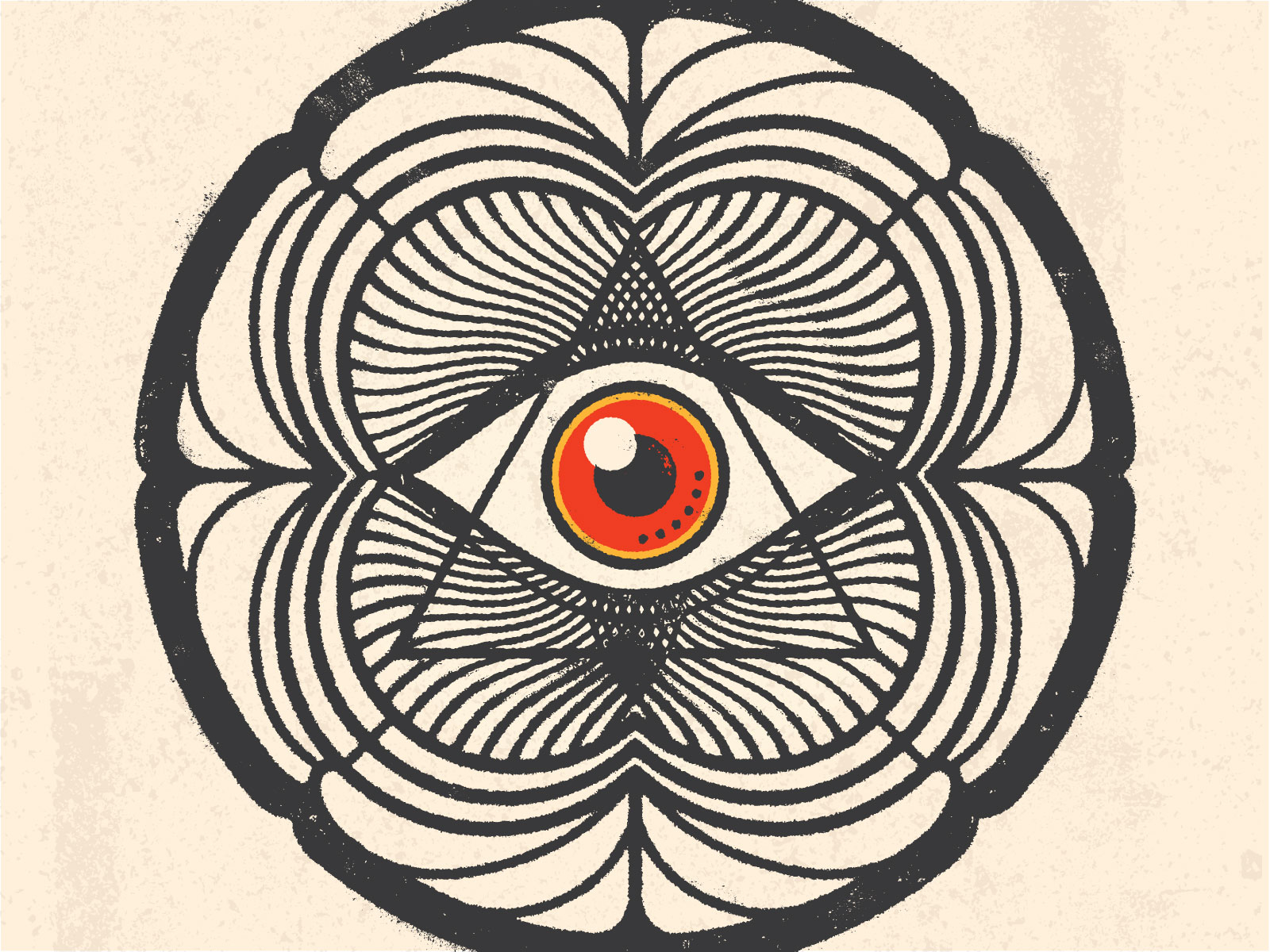 The All-Seeing Eye by Billy Baumann for Delicious Design League on Dribbble