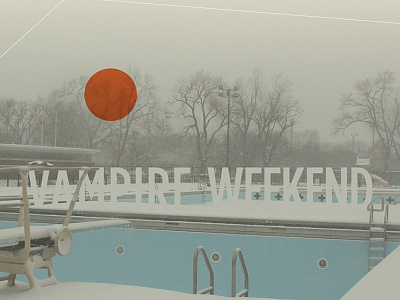 Vampire Weekend Poster adobe adobe illustrator design gigposter rock poster screenprint vector