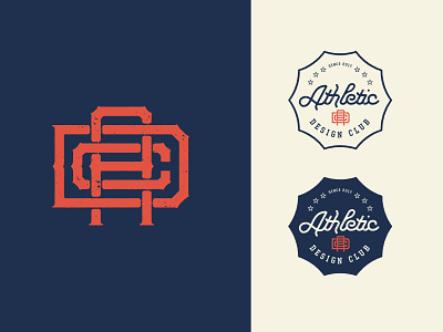 Athletic Design Club Logo adobe adobe illustrator badge badge design branding design logo sports design sports logo vector