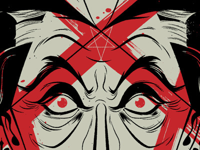 Dr. Orpheus detail doctororpheus satan screenprint venturebros