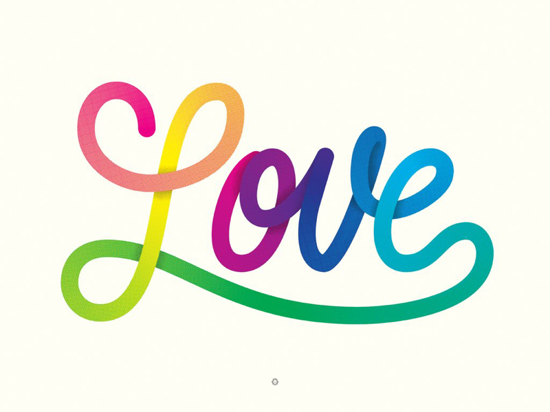 Love in all its many colors by Billy Baumann on Dribbble