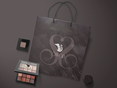 swan paper bag cosmetics packaging affinitydesigner art brand branding design illustrator package packaging mockup packagingdesign photoshop