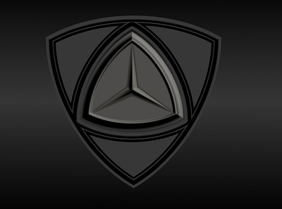 mercedes benz black all black redisign brand logo marketing mercedes benz rebranding redesign triangle